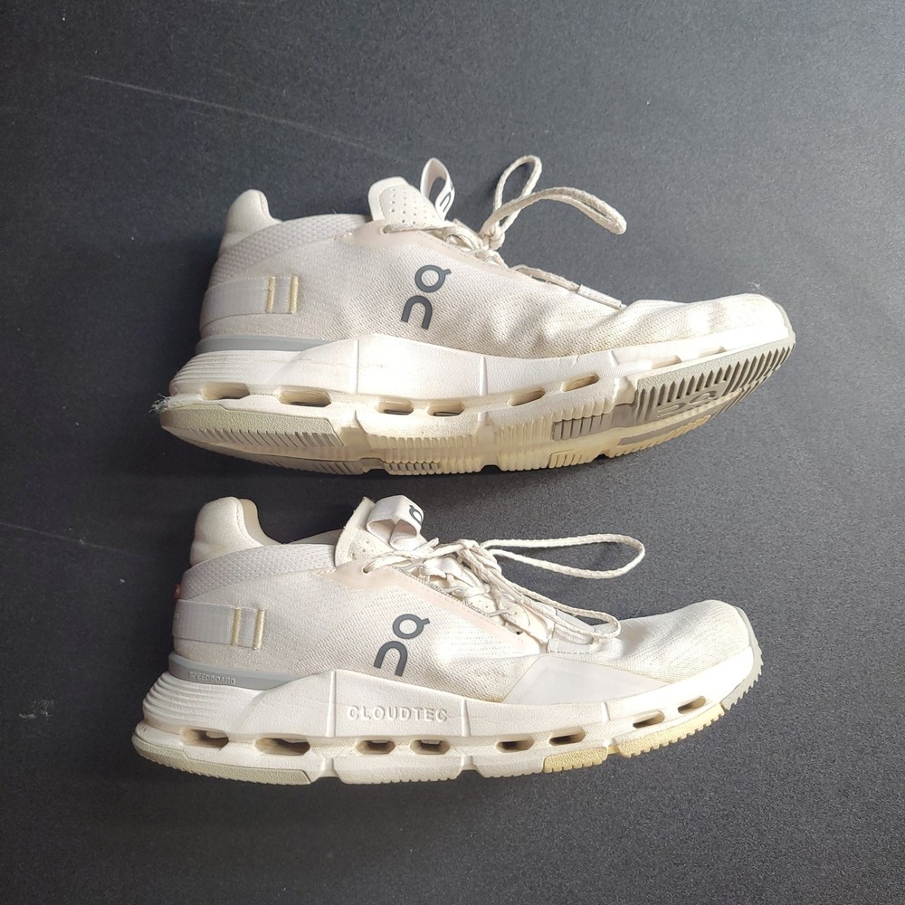 On Cloudnova 2 Running Shoes Women 8.5 White Athletic Sneakers 3WE30222826
